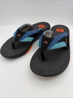 Reef Fanning +, blue/black/orange